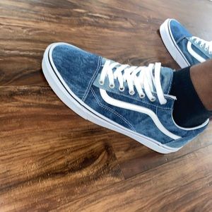 Men’s Blue Jean Material Vans